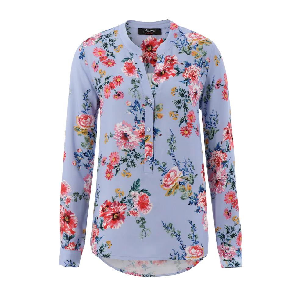 Aniston CASUAL Schlupfbluse mit farbenfrohem Blumendruck JETZT KAUFEN