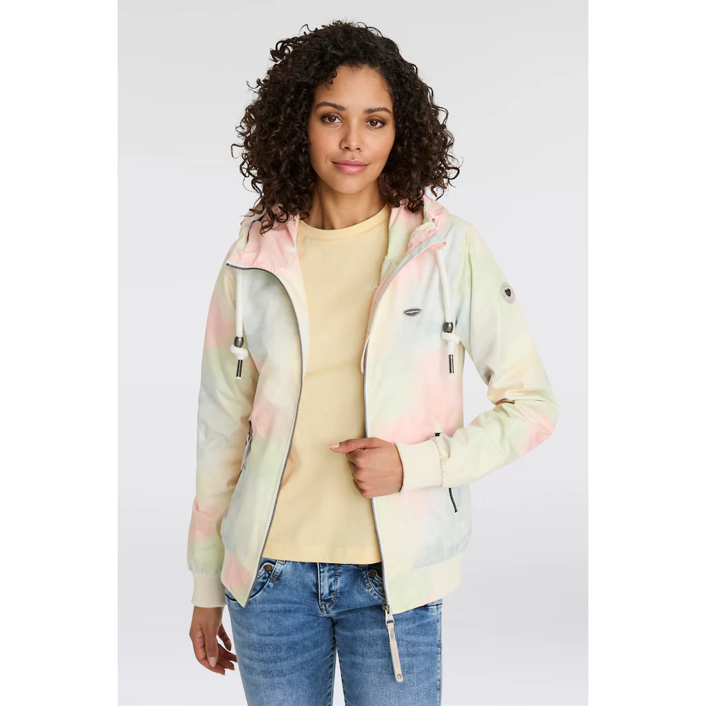 Ragwear Funktionsjacke »NUGGIE OMBRE O« mit Kapuze Übergangsjacke aus wasserabweisendem Material Nur für heute