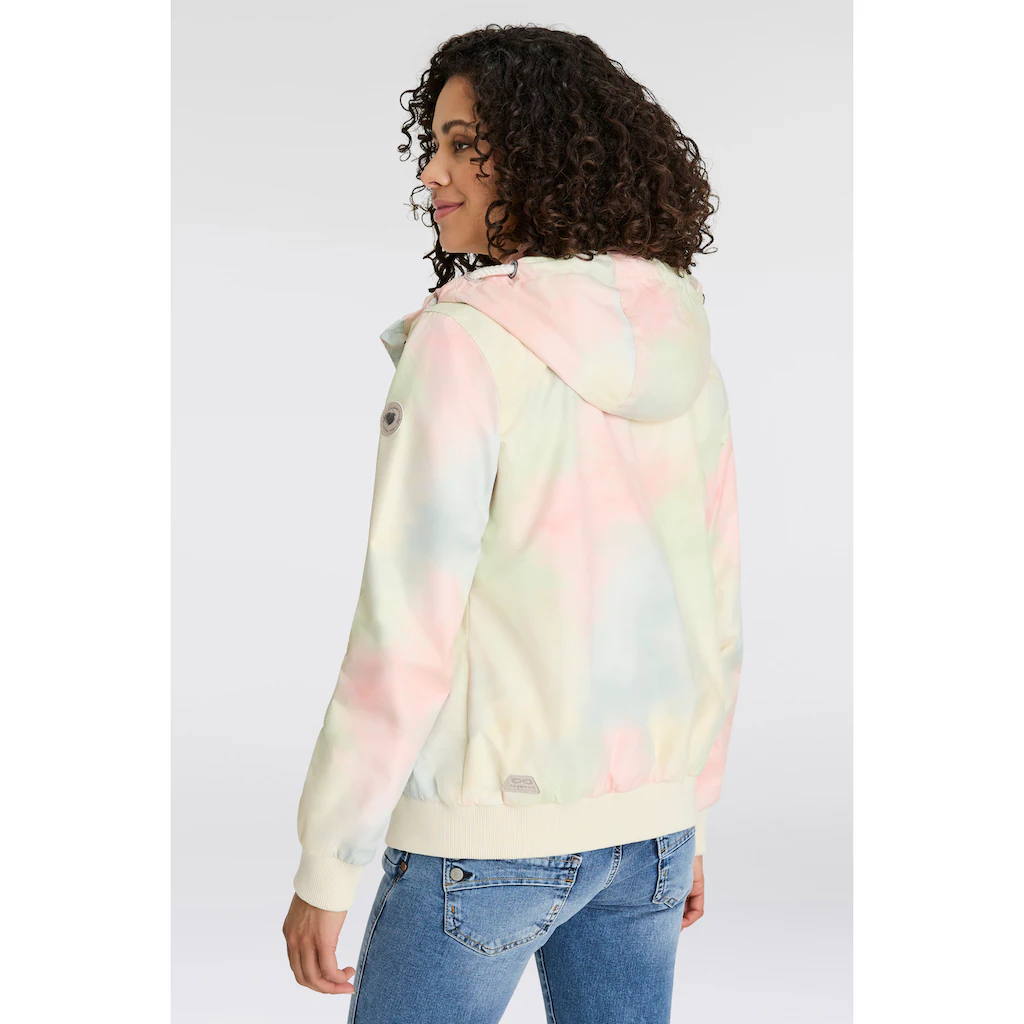 Ragwear Funktionsjacke »NUGGIE OMBRE O« mit Kapuze Übergangsjacke aus wasserabweisendem Material Nur für heute