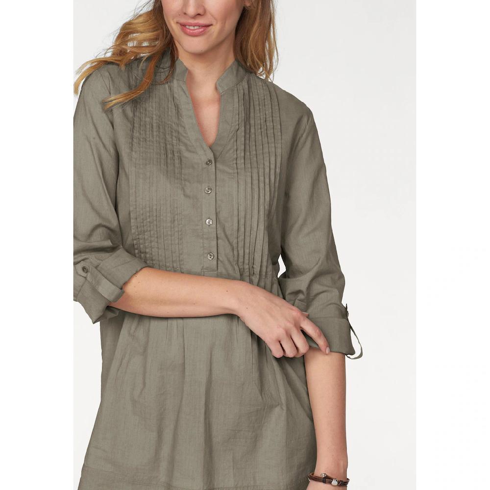Aniston CASUAL Longbluse mit dekorativer Biesenverarbeitung Sonderangebot der Fabrik