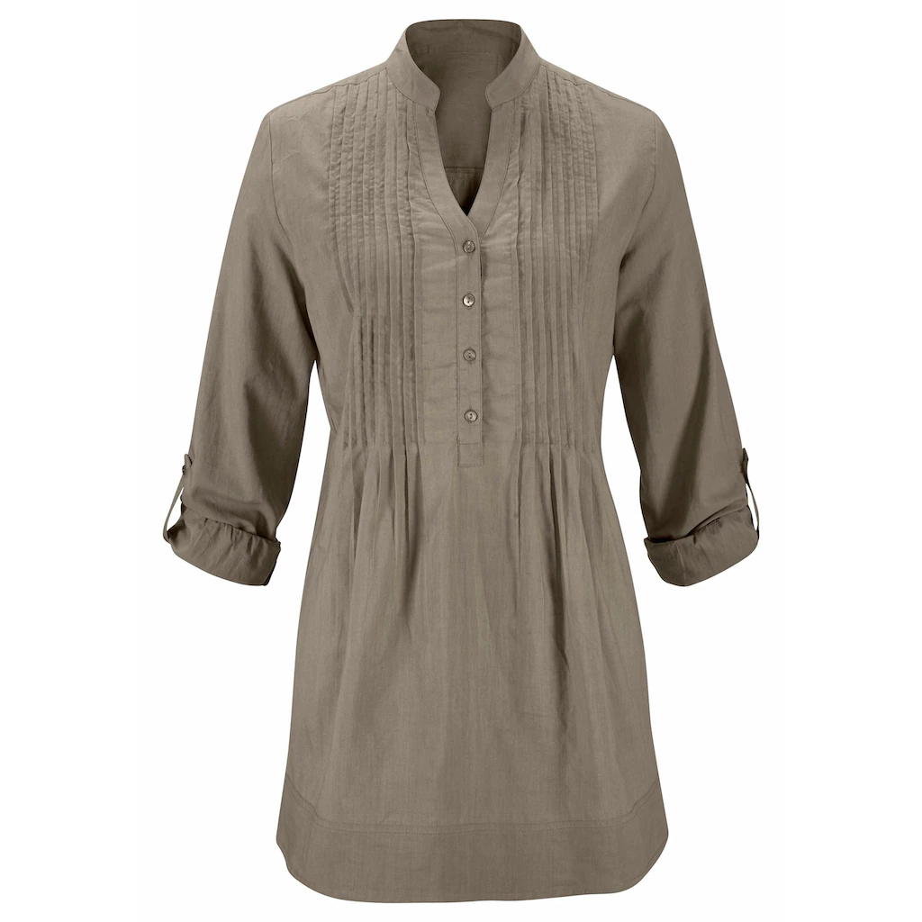 Aniston CASUAL Longbluse mit dekorativer Biesenverarbeitung Sonderangebot der Fabrik