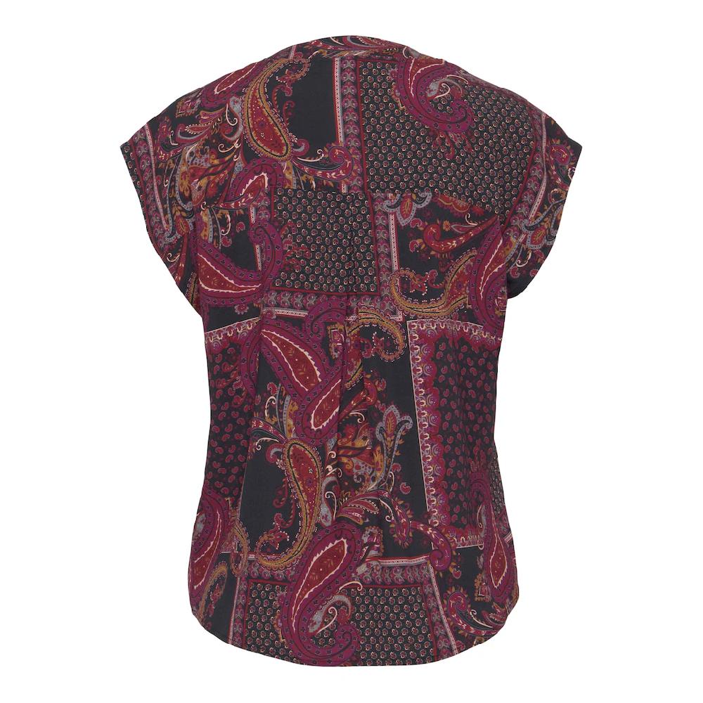 LASCANA Schlupfbluse mit modischen Knöpfen Paisleymuster Damenbluse Fabrikladen