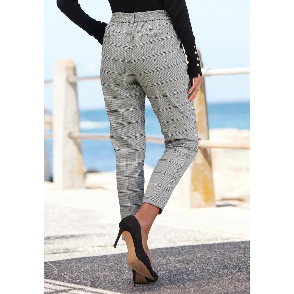 LASCANA Schlupfhose mit Gummibund hinten Stoffhose mit Taschen Business-Look Verkauf