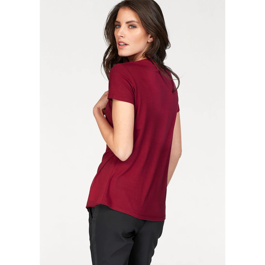 Aniston SELECTED Shirtbluse mit gedoppeltem Vorderteil Schlussverkauf