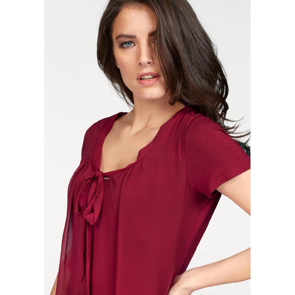 Aniston SELECTED Shirtbluse mit gedoppeltem Vorderteil Schlussverkauf