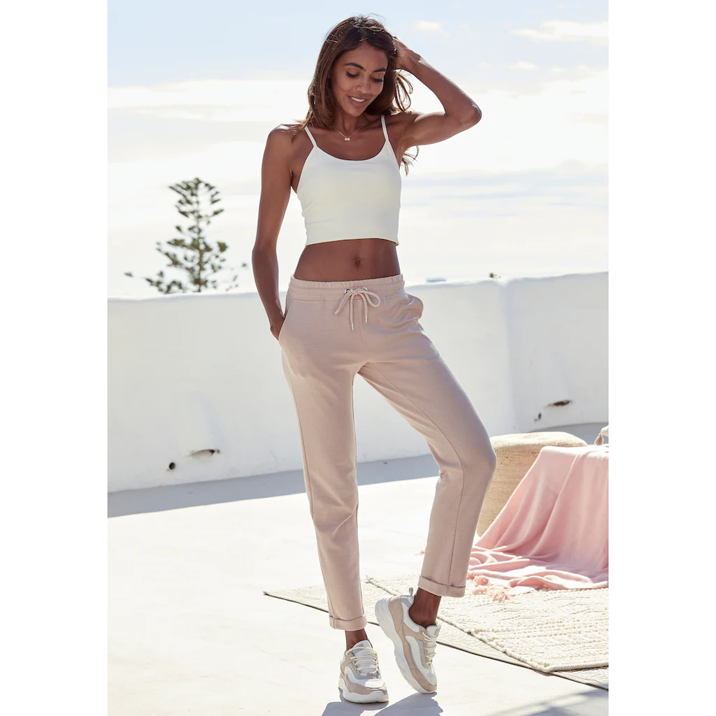 H.I.S Sweathose Schlupfhose mit kleinem Aufschlag am Saum Loungewear Blitzverkäufe