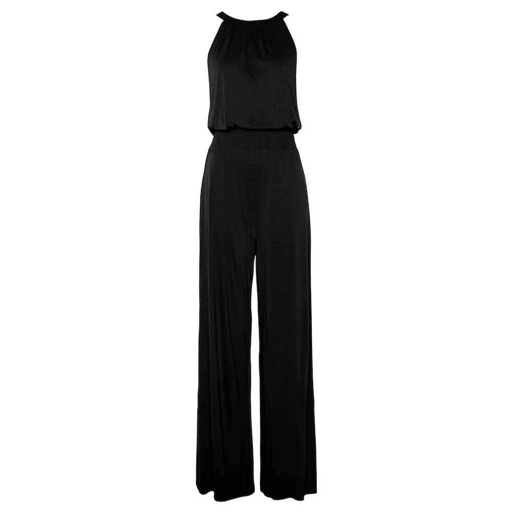 s.Oliver Overall mit breitem Smokeinsatz eleganter Jumpsuit festlich Kostenloser Versand