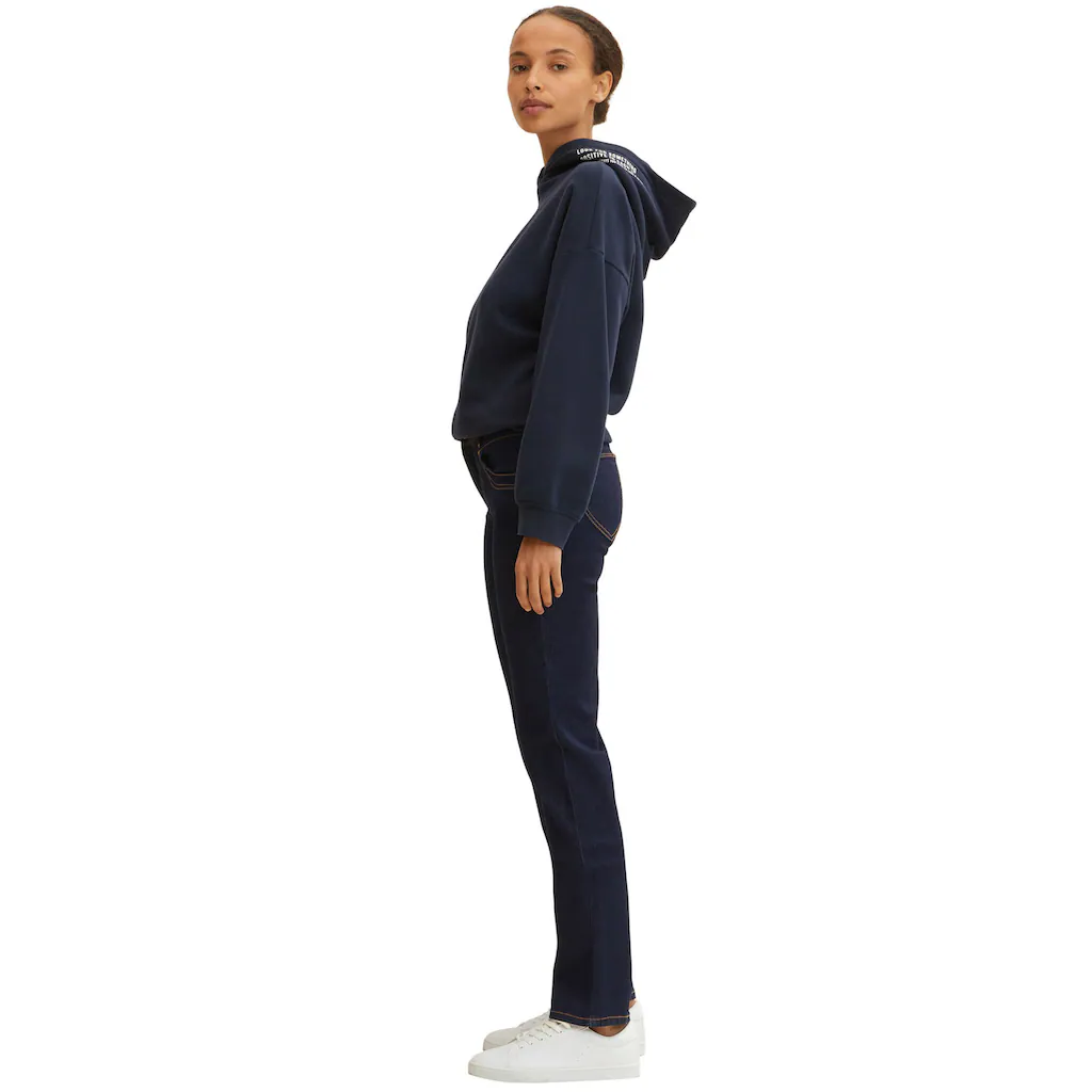 TOM TAILOR Gerade Jeans »Alexa Straight« mit Kontrastnähten Fabrikpreis