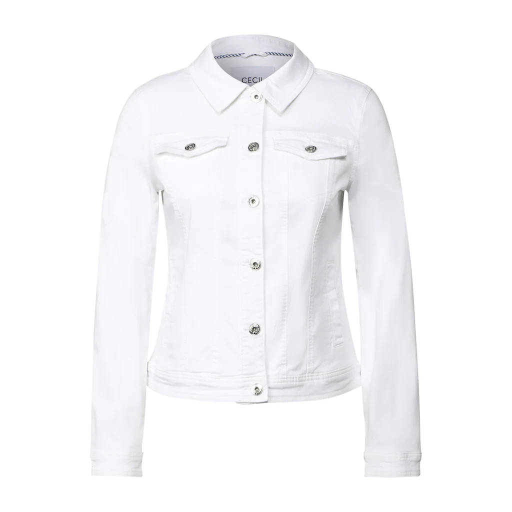 Cecil Jeansjacke ohne Kapuze im soften Baumwoll-Mix Sonderangebot