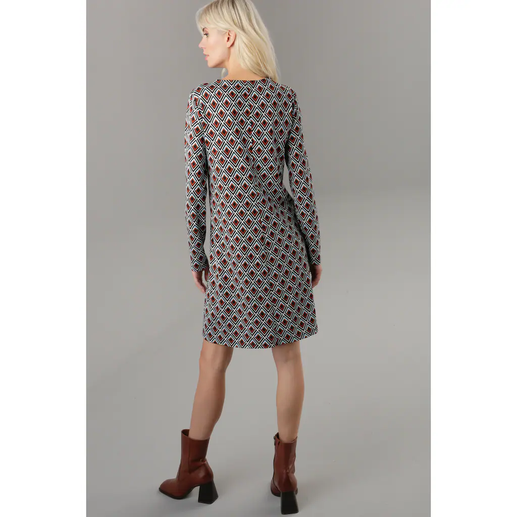 Aniston SELECTED Jerseykleid in leichter A-Linien-Form Versandkostenfrei