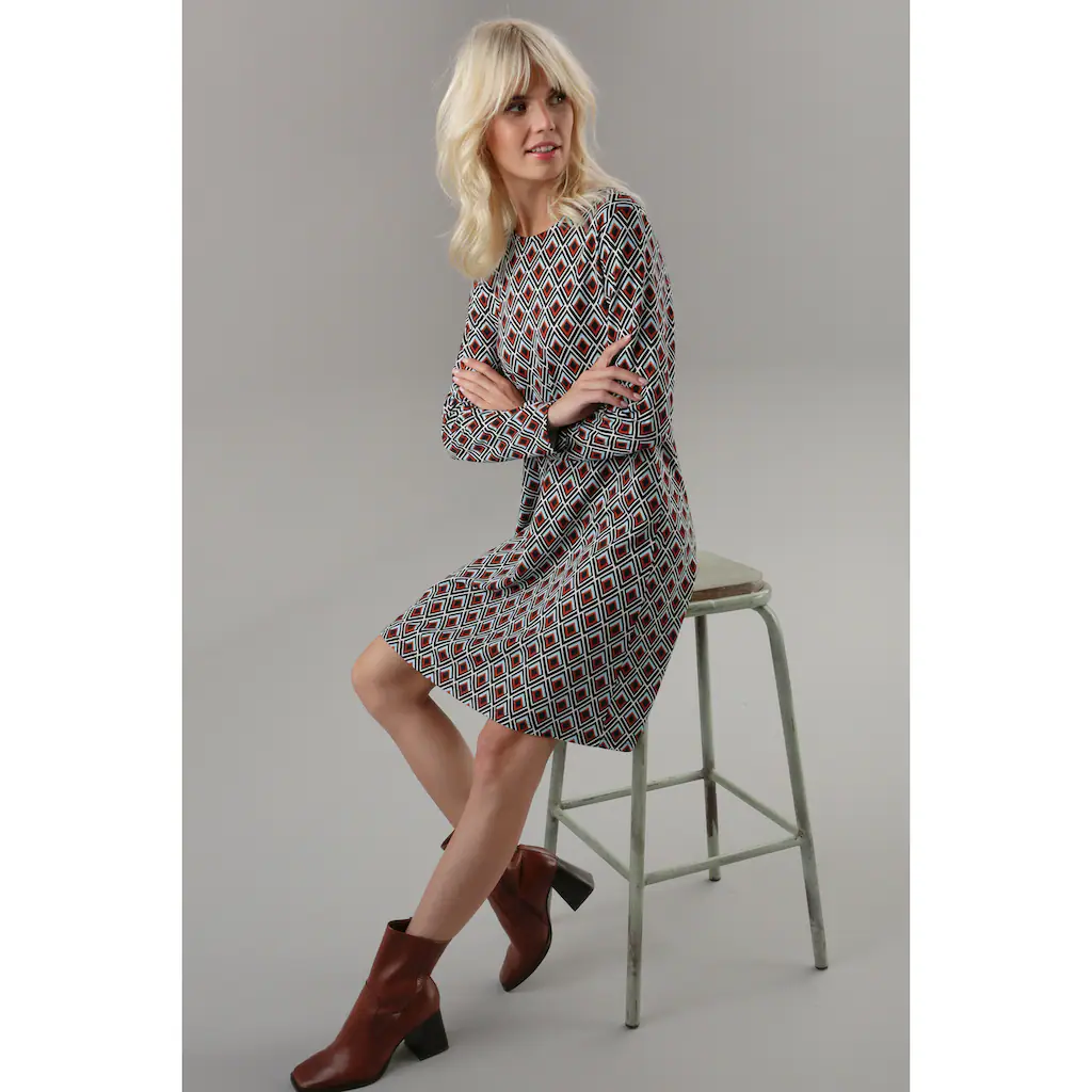 Aniston SELECTED Jerseykleid in leichter A-Linien-Form Versandkostenfrei