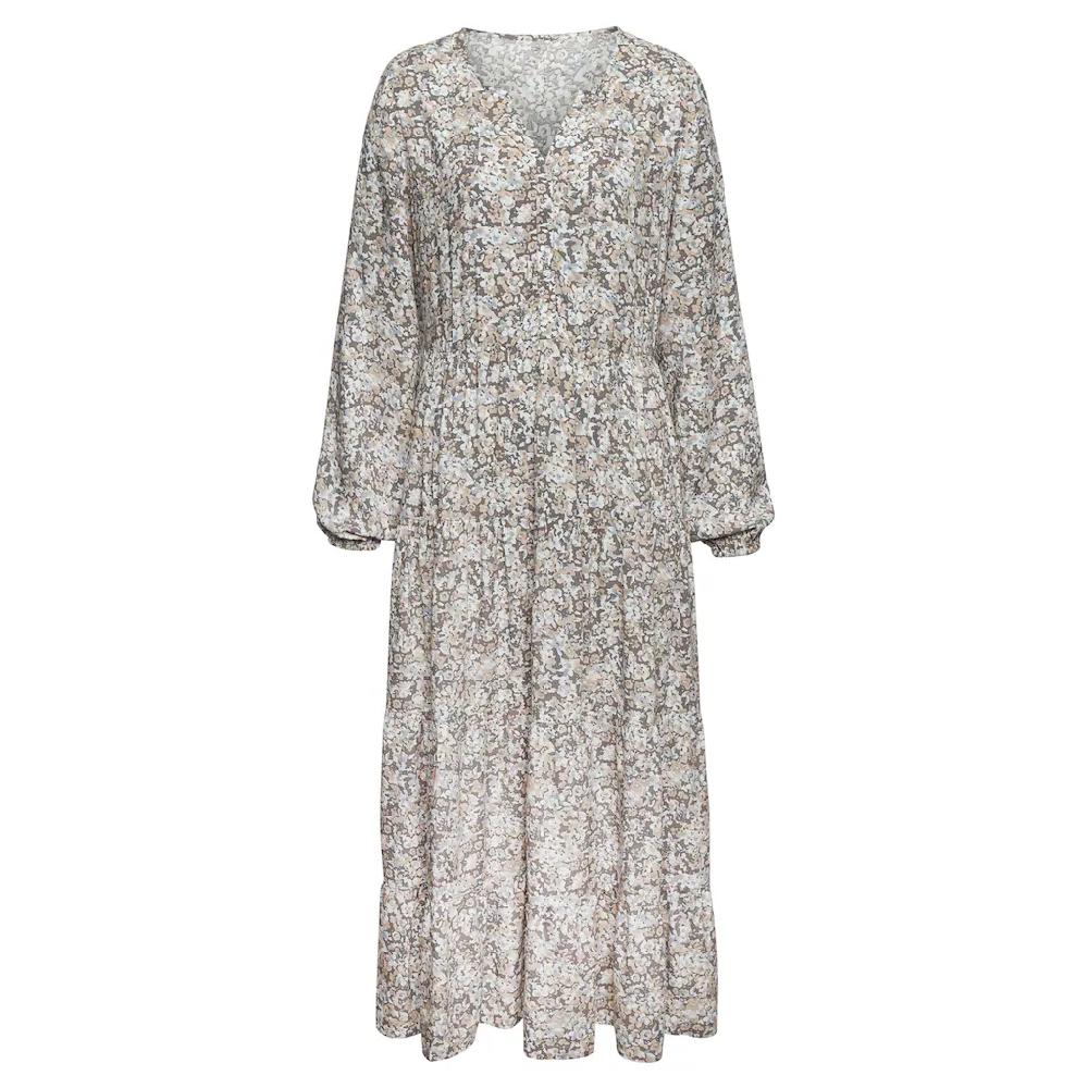 Vivance Maxikleid mit Alloverprint und Volants langärmlig Druckkleid casual-chic Cyber Monday