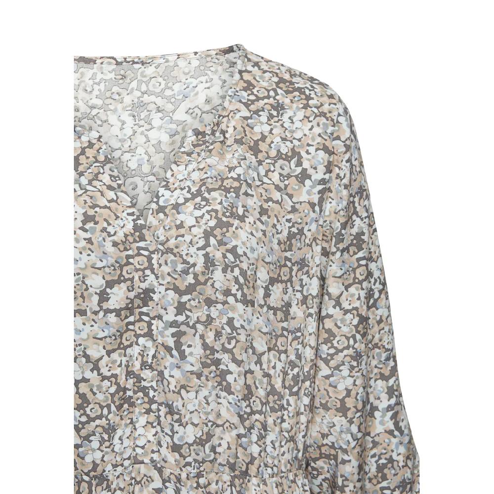 Vivance Maxikleid mit Alloverprint und Volants langärmlig Druckkleid casual-chic Cyber Monday