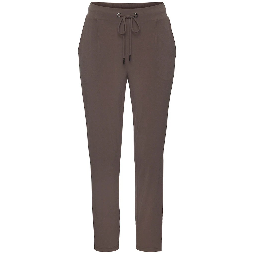 LASCANA Schlupfhose aus glatter Jerseyqualität leichte Sommerhose mit Taschen bügelfrei Weihnachtsangebot