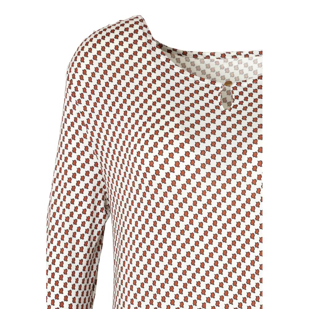 Vivance Rundhalsshirt »mit goldfarbenem Zierknopf am Ausschnitt« aus weichem Viskose-Stretch Osterangebot