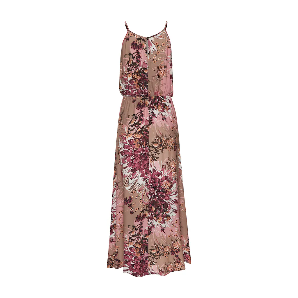LASCANA Maxikleid mit Alloverdruck luftiges Sommerkleid Strandkleid Jubiläumsangebot