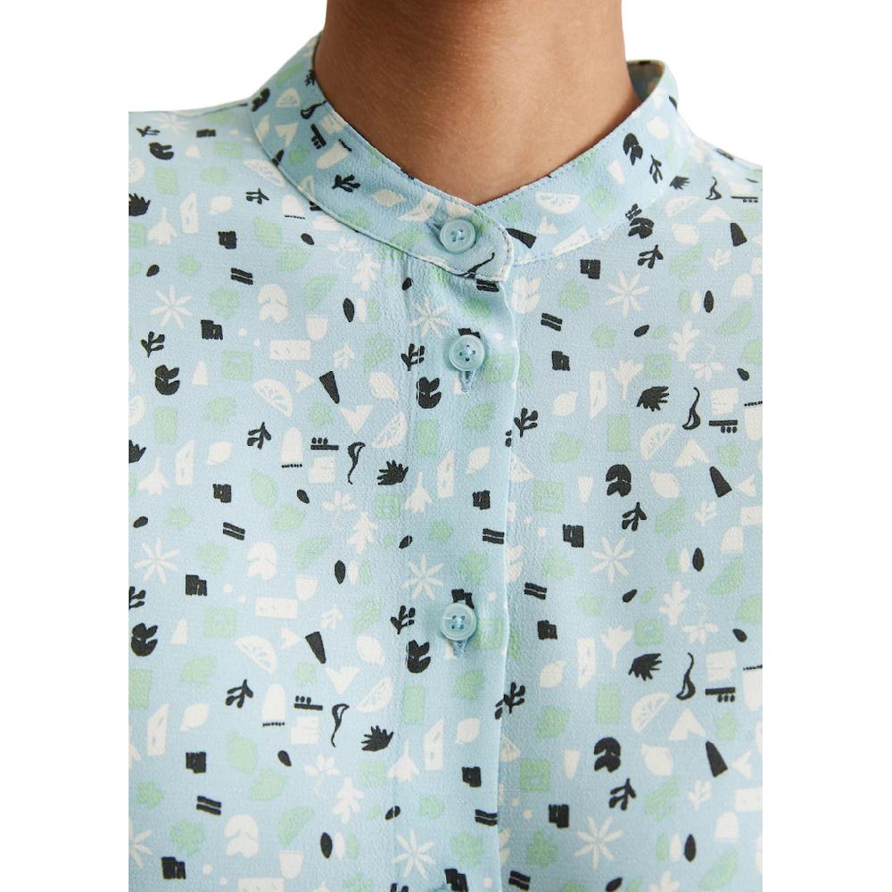 Marc O'Polo DENIM Kurzarmbluse »aus LENZING™ ECOVERO™« Top Angebot