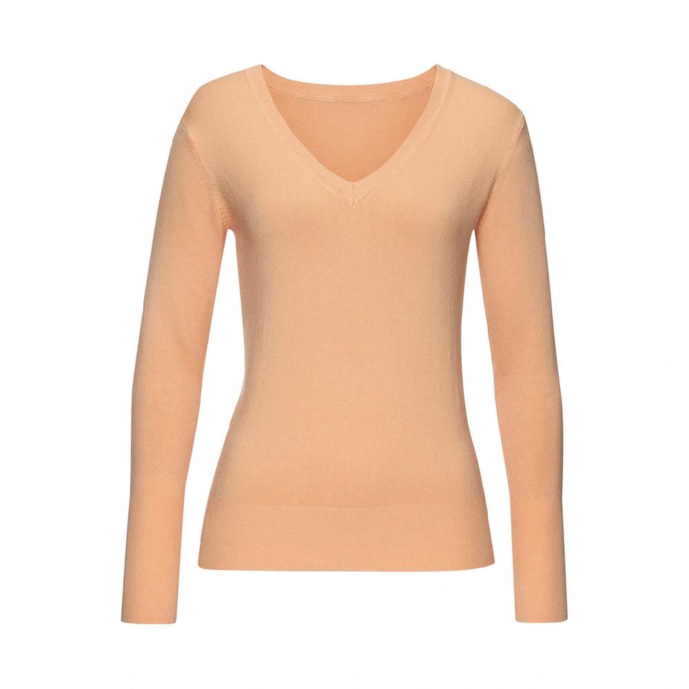 Vivance V-Ausschnitt-Pullover in taillierter Form weicher Strickpullover Basic klassisch Kauf eins, bekomm eins gratis