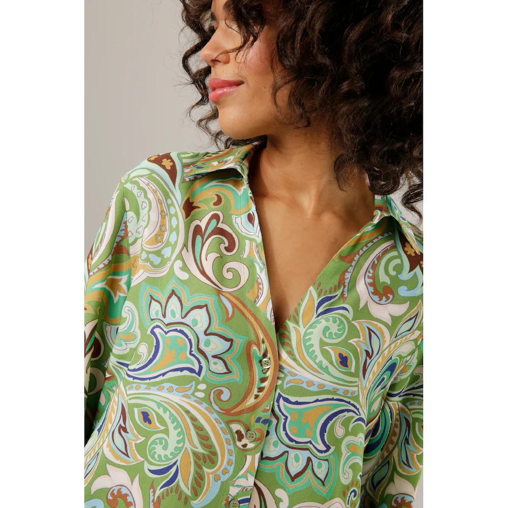 Aniston CASUAL Hemdbluse graphische Paisley-Muster - jedes Teil ein Unikat Letzte 2 Tage