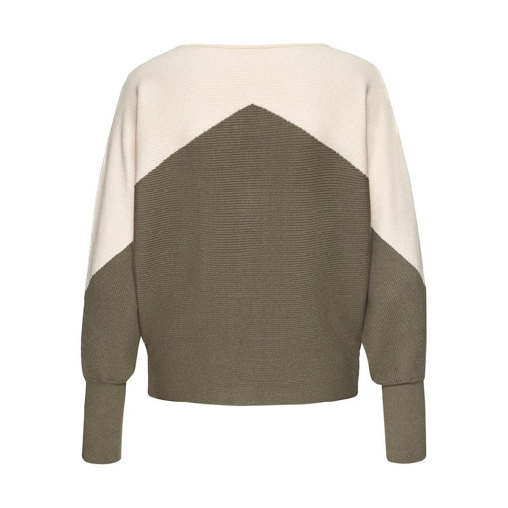 LASCANA Strickpullover mit Colorblock-Optik und leichten Fledermausärmeln Bis zu 60% Rabatt