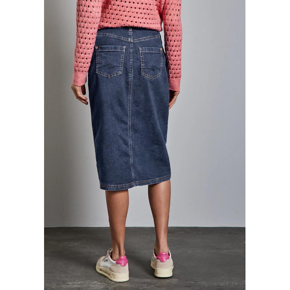 STREET ONE Jeansrock aus Baumwolle mit Stretchanteil Vierteljährliche Förderung