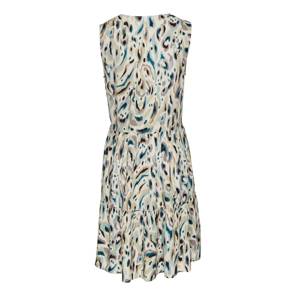 LASCANA Druckkleid mit Raffungen im Rockteil Sommerkleid mit Knopfleiste Strandkleid Bis zu 55% Rabatt