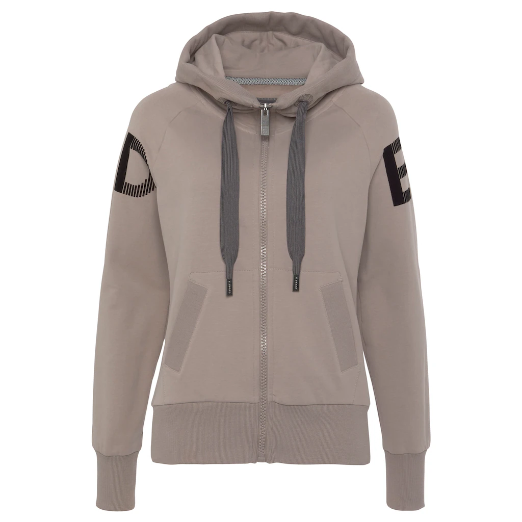 Elbsand Sweatjacke »Kekoa« mit großem Logodruck hinten bequeme Freizeitjacke mit Taschen Nur noch ein Tag übrig