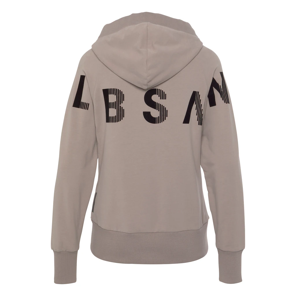 Elbsand Sweatjacke »Kekoa« mit großem Logodruck hinten bequeme Freizeitjacke mit Taschen Nur noch ein Tag übrig
