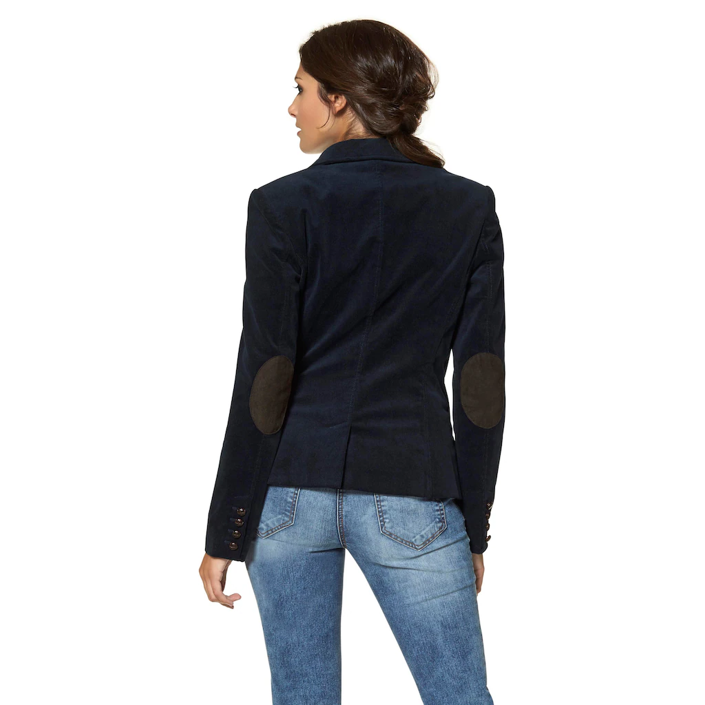 Aniston CASUAL Jackenblazer mit Stoff-Einfassungen und Ärmelpatches Fabrikladen