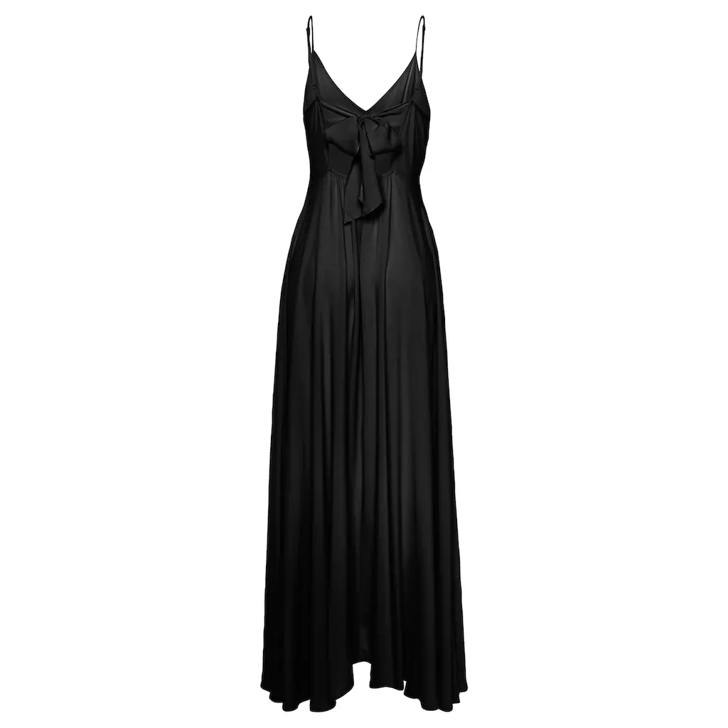 LASCANA Maxikleid aus gewebter Viskose Cut-Out am Rücken Sommerkleid Speichern exportieren