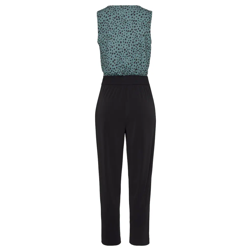 LASCANA Overall mit überlappendem Oberteil eleganter Jumpsuit Business-Look 50% Rabatt für begrenzte Zeit