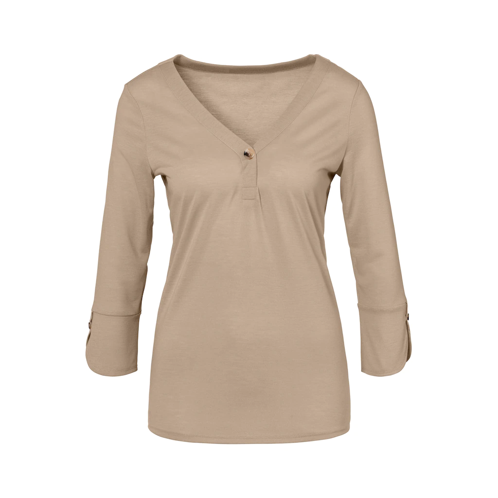 LASCANA Blusenshirt »mit Knopfdetails« aus weicher Qualität mit Viskose Flash Sale