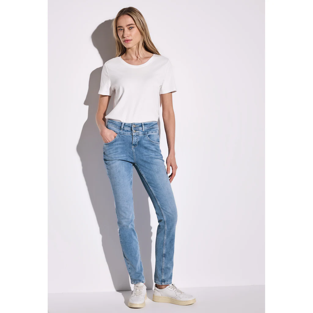 STREET ONE Comfort-fit-Jeans High Waist Vatertagsangebot