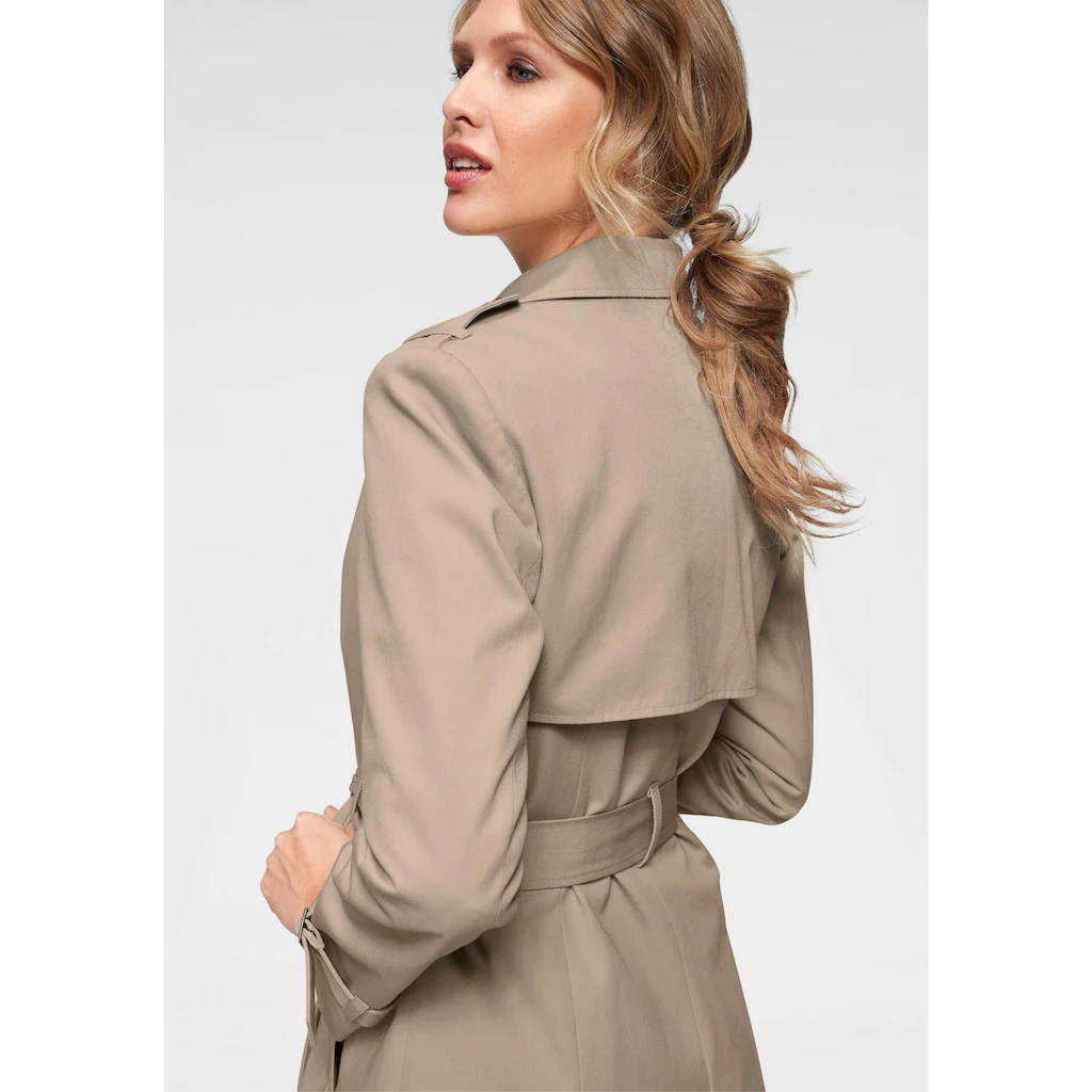 Aniston CASUAL Trenchcoat mit Gürtel zum Regulieren Heißer Verkauf