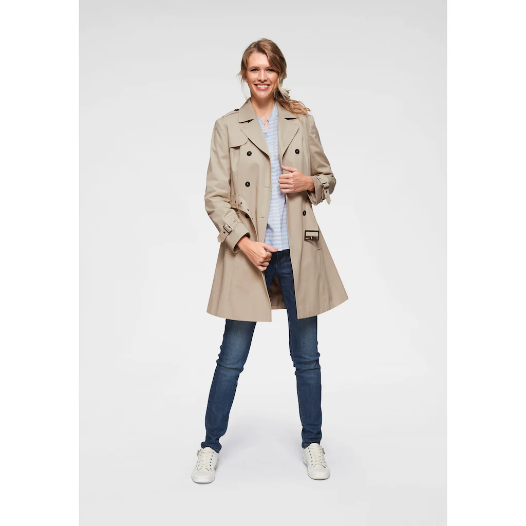 Aniston CASUAL Trenchcoat mit Gürtel zum Regulieren Heißer Verkauf