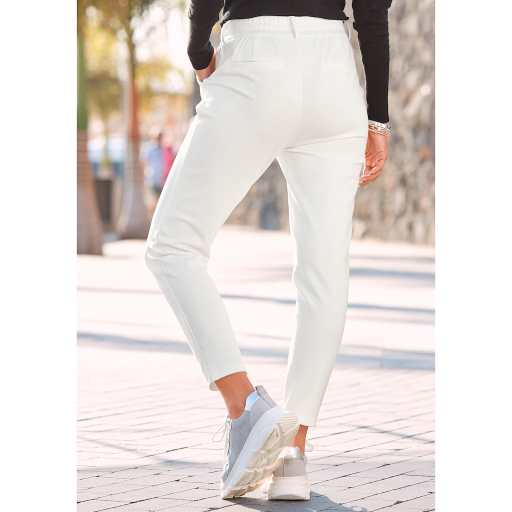 LASCANA Schlupfhose mit Taschen Jogginghose elegant-sportlich Jerseyhose Blitzangebot