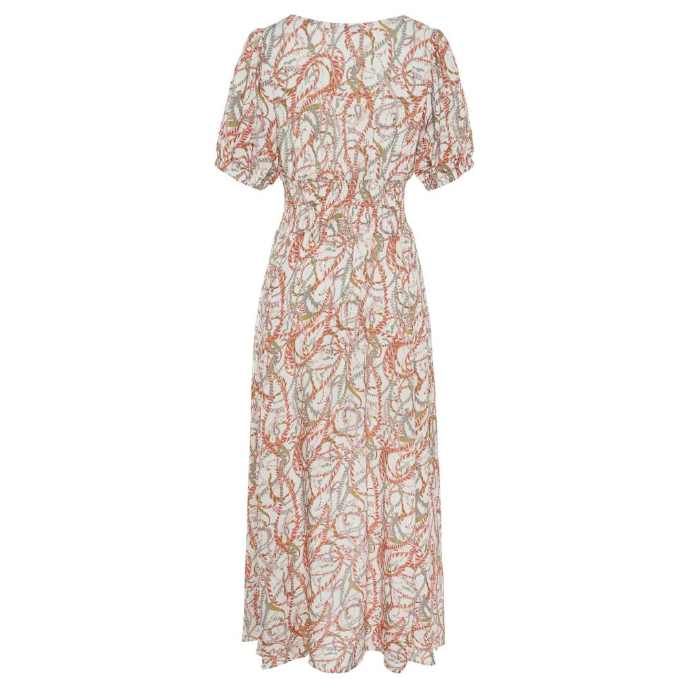 LASCANA Maxikleid mit Alloverdruck und V-Ausschnitt Sommerkleid Strandkleid Bestseller