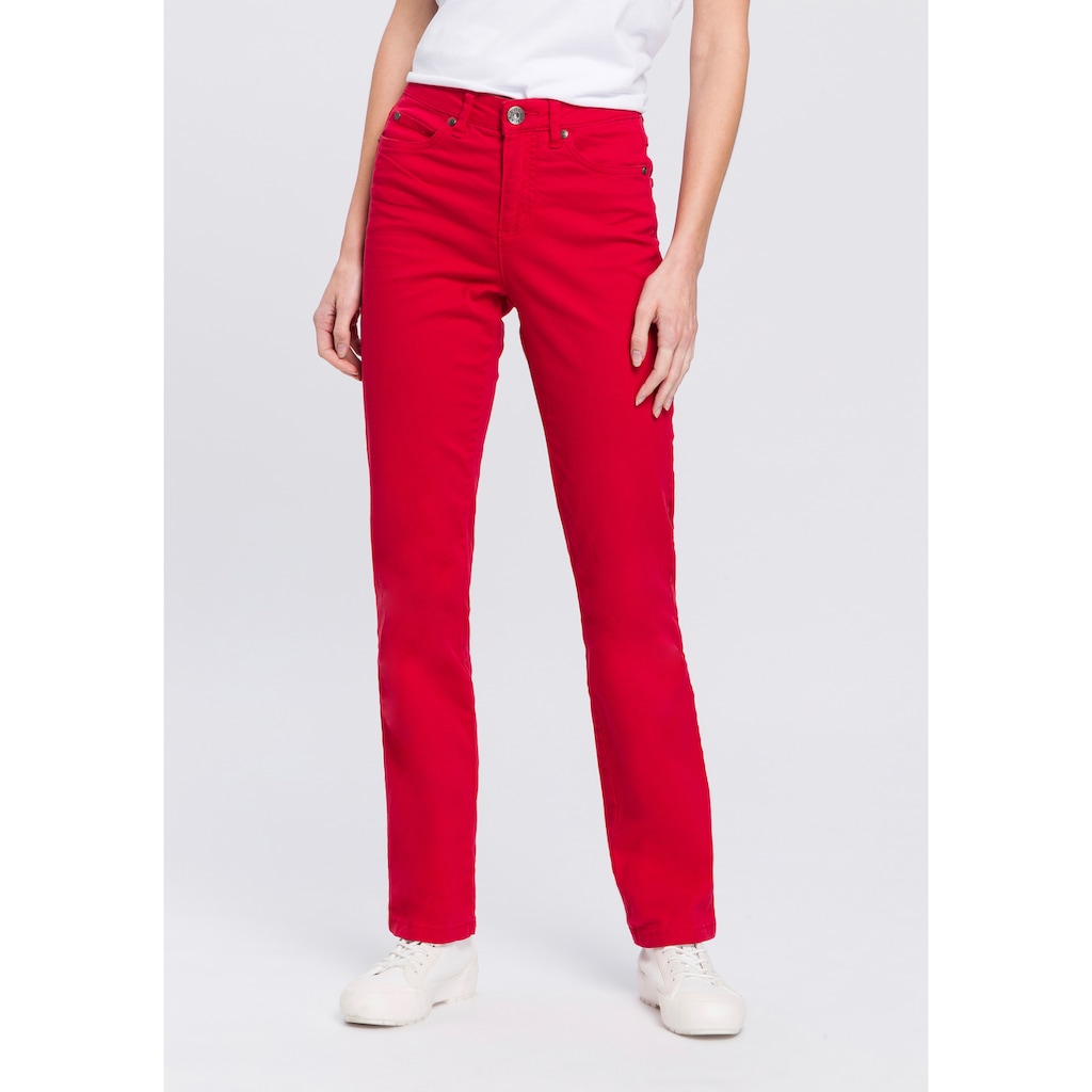 Arizona Gerade Jeans »Comfort-Fit« High Waist Wochenangebot