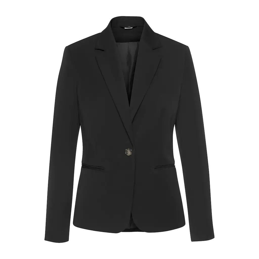 LASCANA Kurzblazer in klassischer Form taillierter Damenblazer sportlich elegant Zeitbegrenzte Promotion