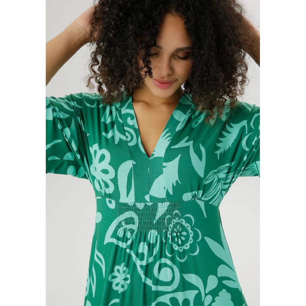 Aniston SELECTED Maxikleid mit weiten 3/4-langen Ärmeln Sonderangebot der Fabrik
