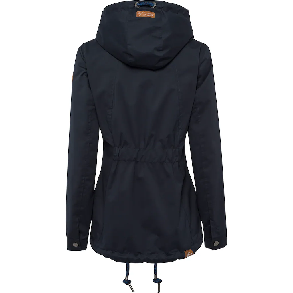 Ragwear Funktionsjacke »ZUZKA« mit Kapuze stylische Übergangs-Outdoor-Jacke Water repellent coating Kostenloser Versand international