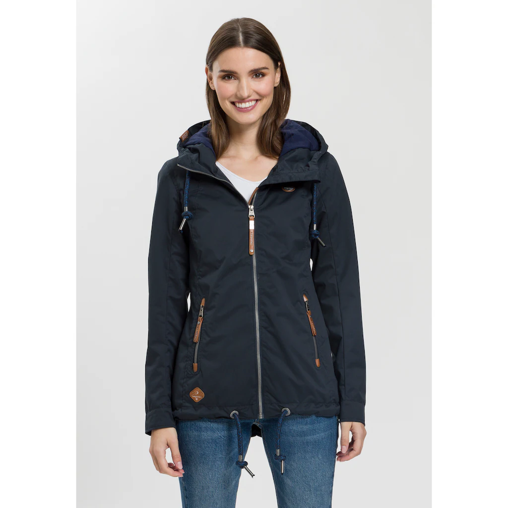 Ragwear Funktionsjacke »ZUZKA« mit Kapuze stylische Übergangs-Outdoor-Jacke Water repellent coating Kostenloser Versand international