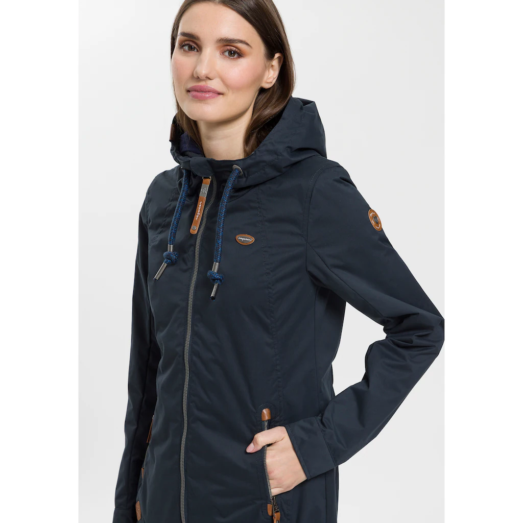 Ragwear Funktionsjacke »ZUZKA« mit Kapuze stylische Übergangs-Outdoor-Jacke Water repellent coating Kostenloser Versand international