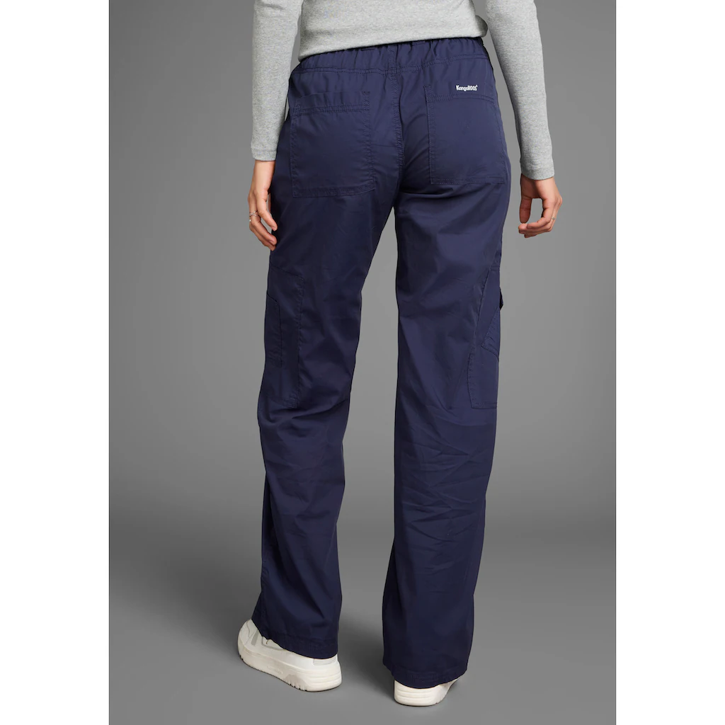 KangaROOS Cargohose (2 tlg. mit abnehmbarem Gürtel) mit besonderem Taschen-Design 2025