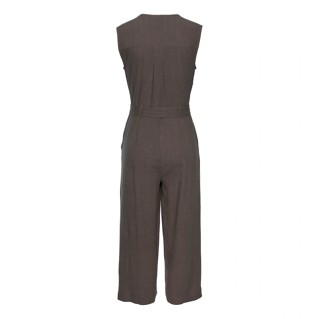 LASCANA Overall (mit Bindegürtel) und Taschen sommerlicher Jumpsuit casual-chic Blitzverkäufe