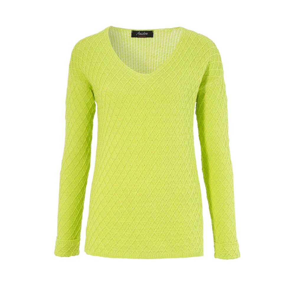 Aniston CASUAL V-Ausschnitt-Pullover im trendigen Mustermix Preisnachlass