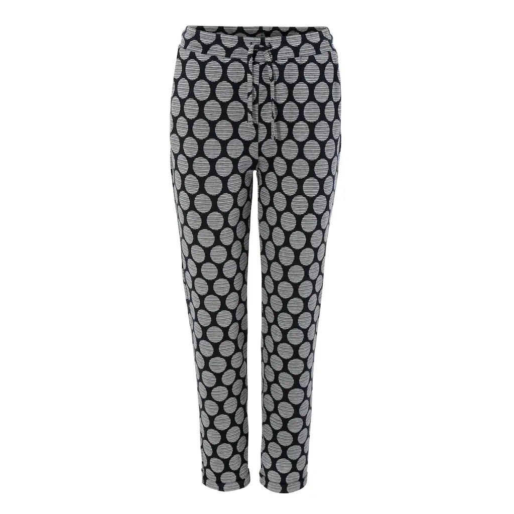 Aniston SELECTED Schlupfhose mit gestreiften Punkten Black Friday