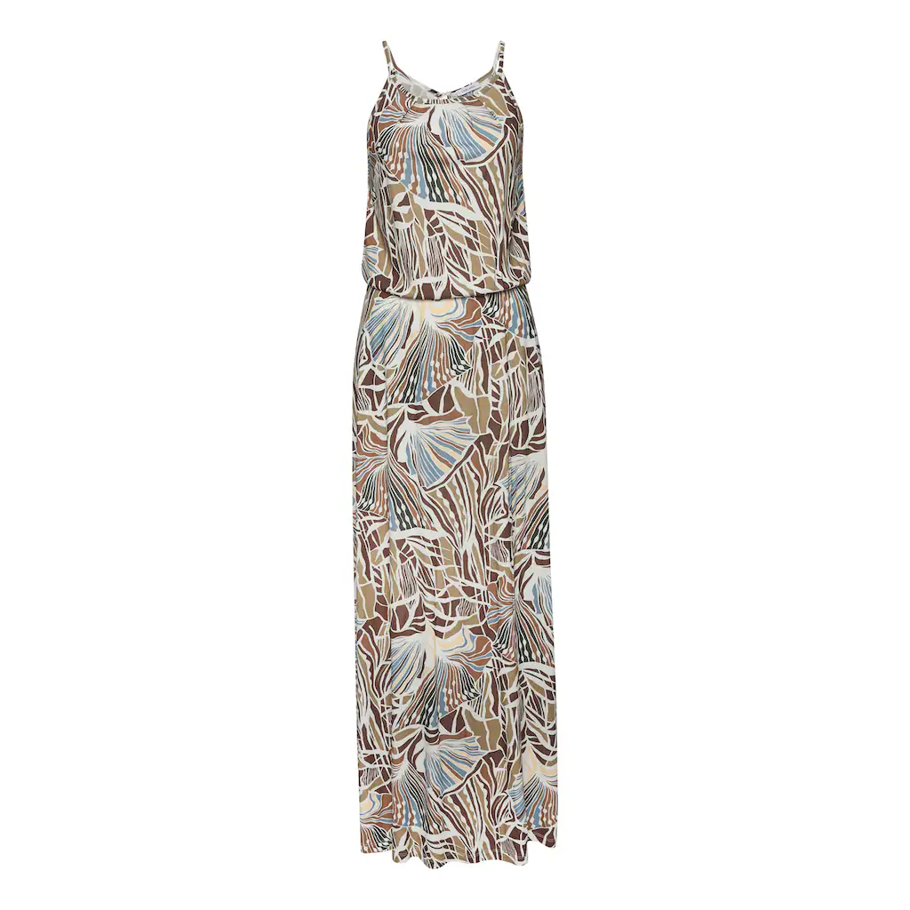 LASCANA Maxikleid leichtes Sommerkleid mit Alloverprint fließendes Strandkleid Osterangebot