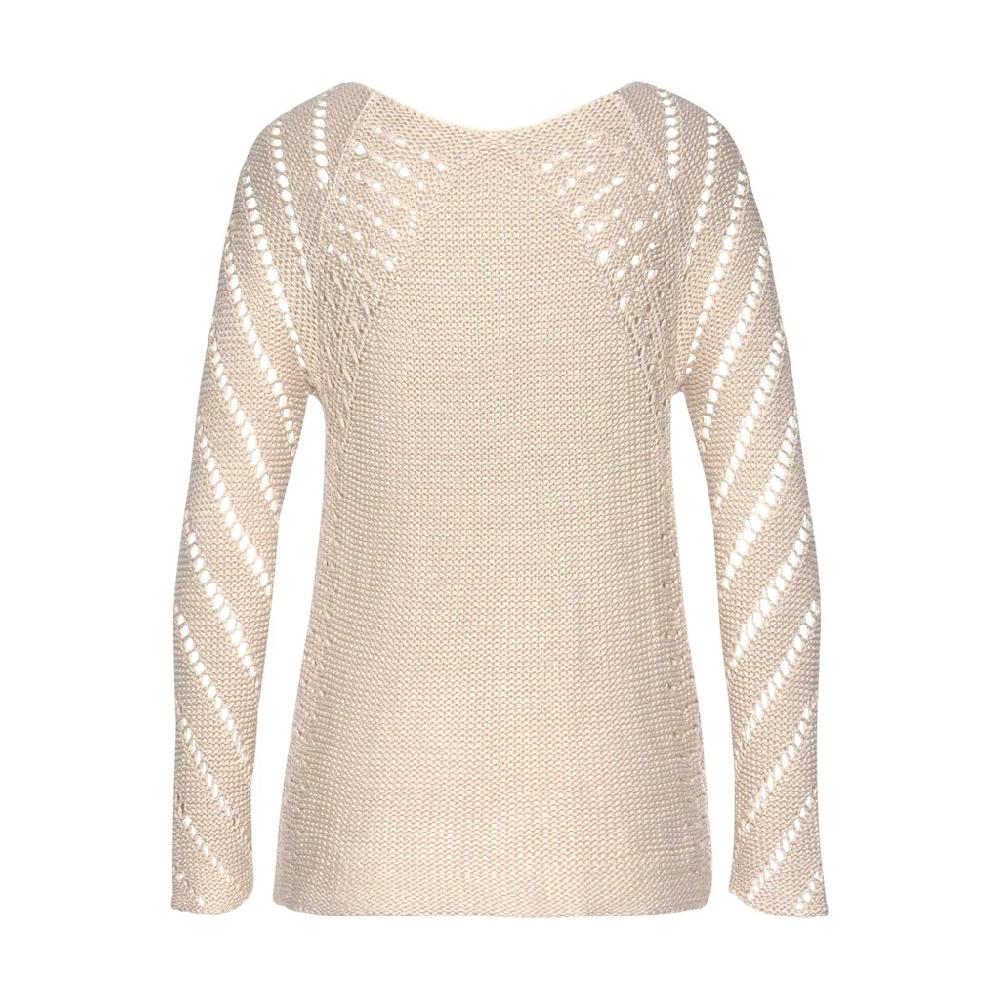 LASCANA Ajourpullover mit tollem Lochstrickmuster Strandpullover leicht transparent Vatertagsangebot