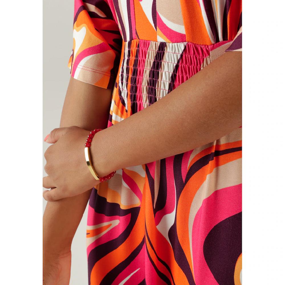 Aniston SELECTED Maxikleid mit weiten 3/4-langen Ärmeln - NEUE KOLLEKTION Top Angebot